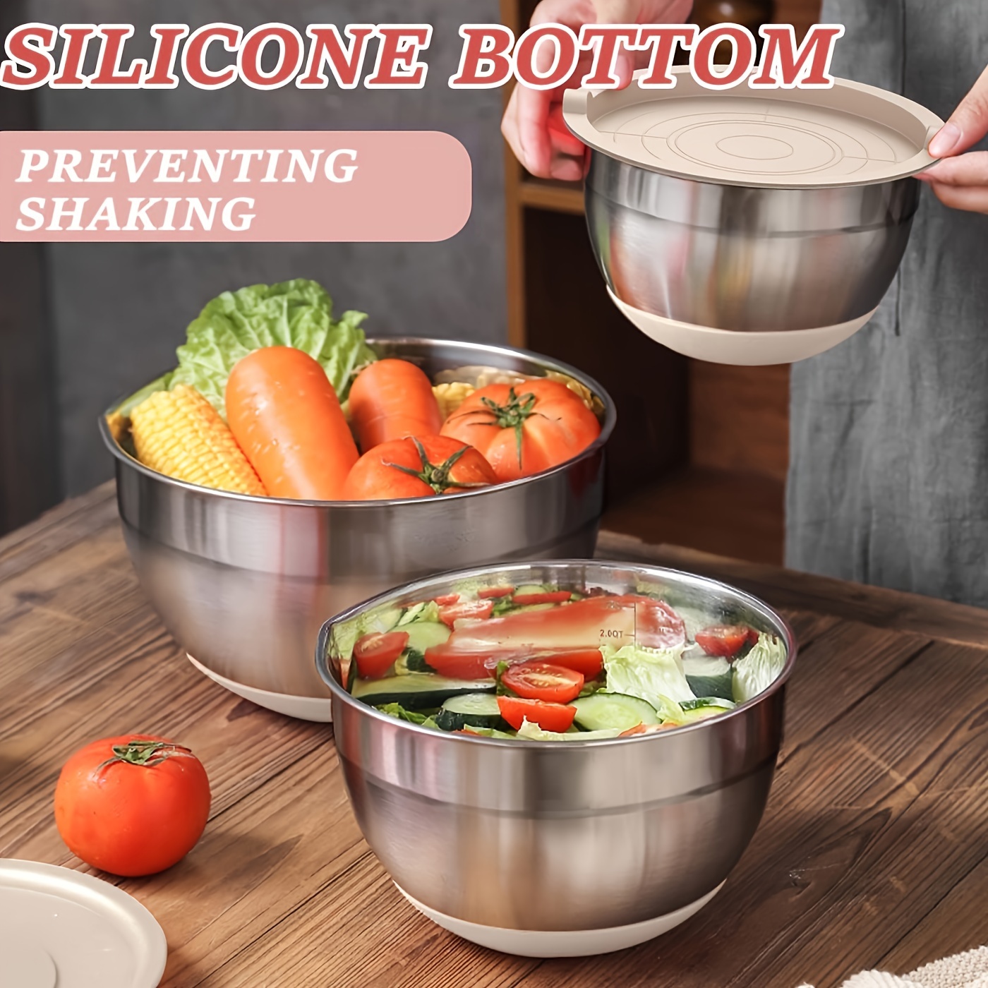 Stainless Steel Mixing Bowls S – Home Cooking Kitchen recenzja i cena