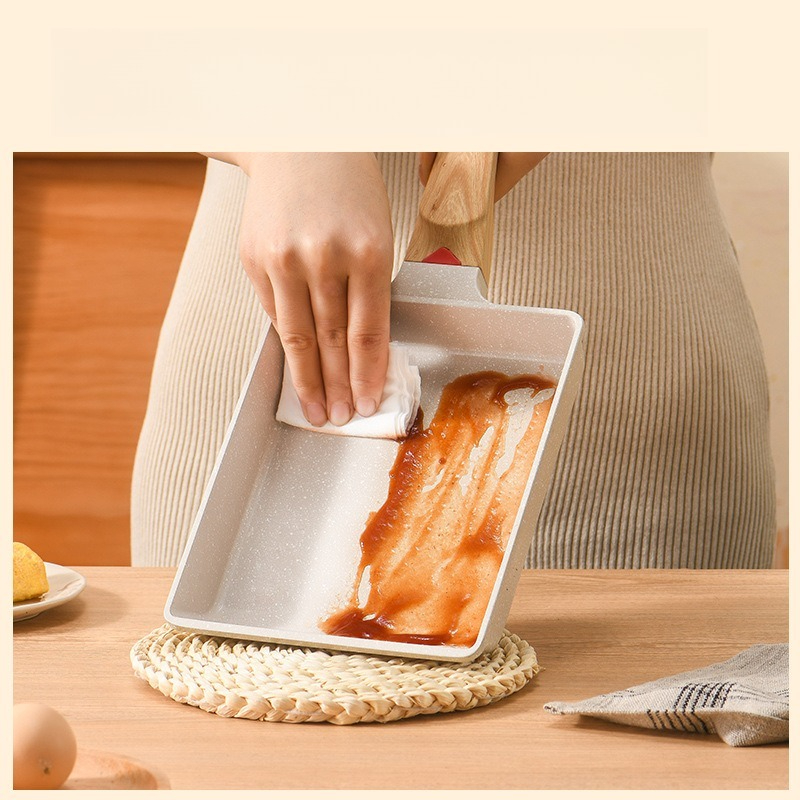 Non-Stick Tamagoyaki Square Pa – Home Cooking Egg Roll recenzja i cena