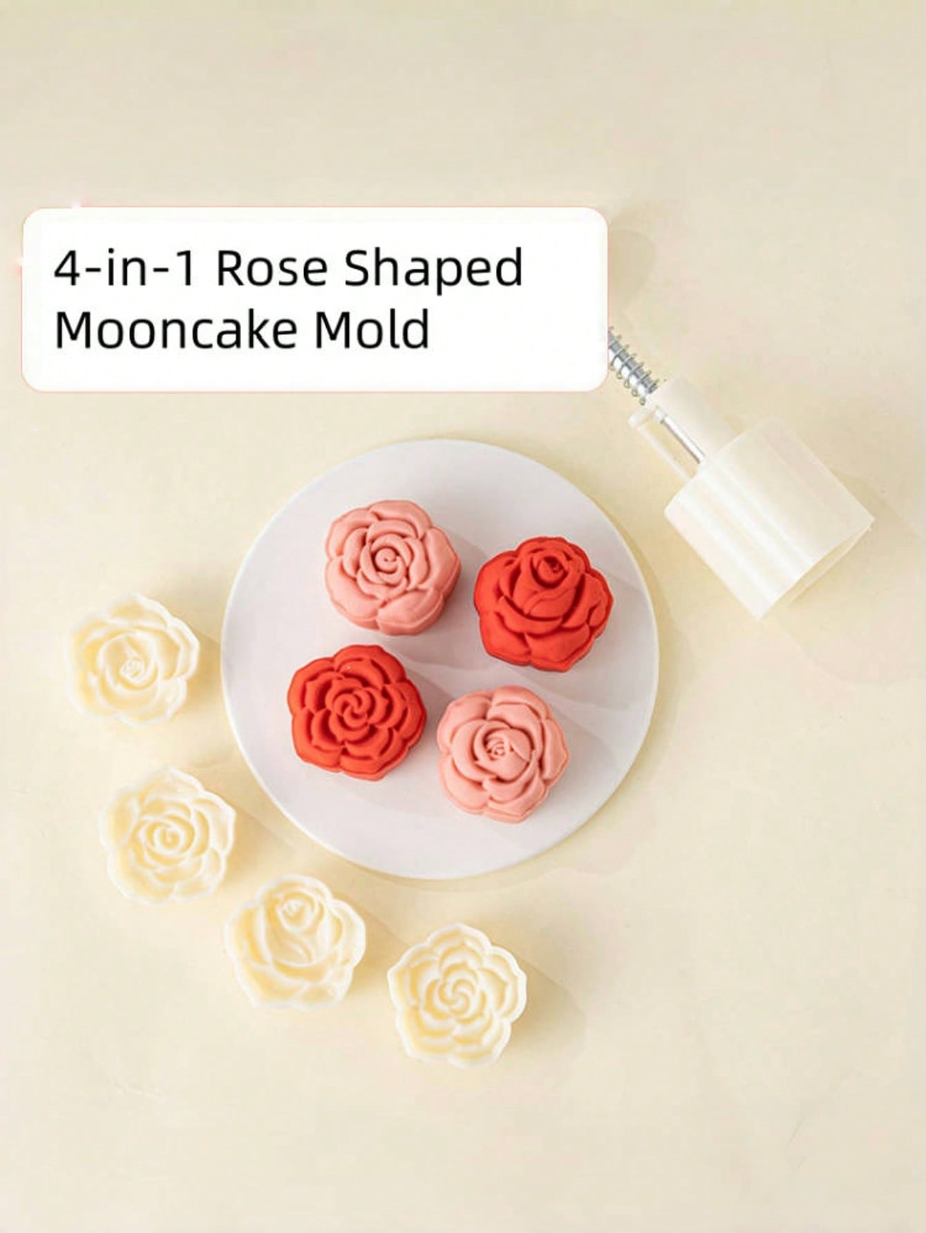 Rose Shaped Mooncake Mold Setw – Home Cooking Asian recenzja i cena