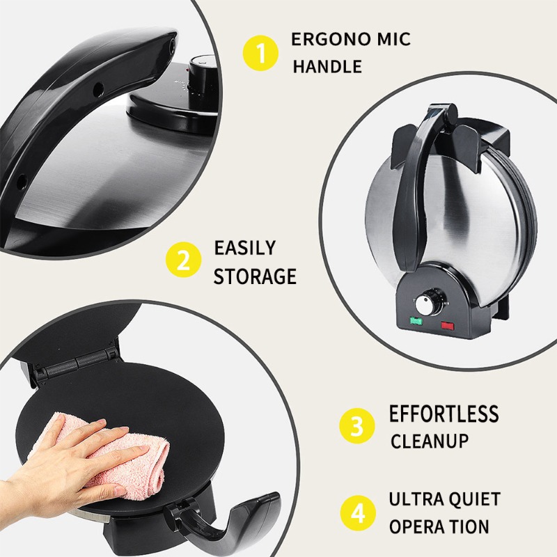 1500W Non Stick Electric Crepe – Home Cooking Quesadilla recenzja i cena