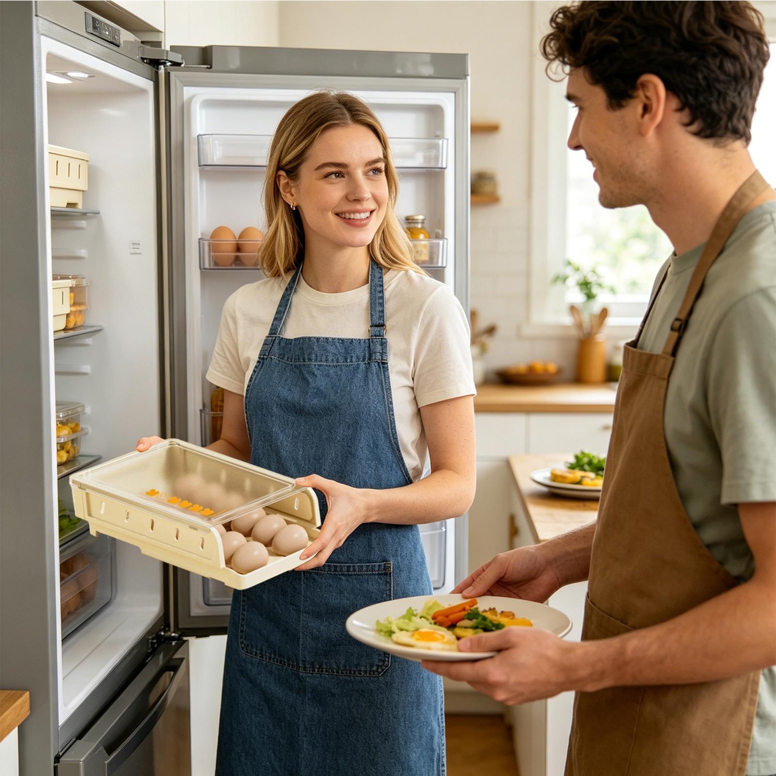 Fridge Egg Container Space-Sav – Home Cooking Egg Roll recenzja i cena