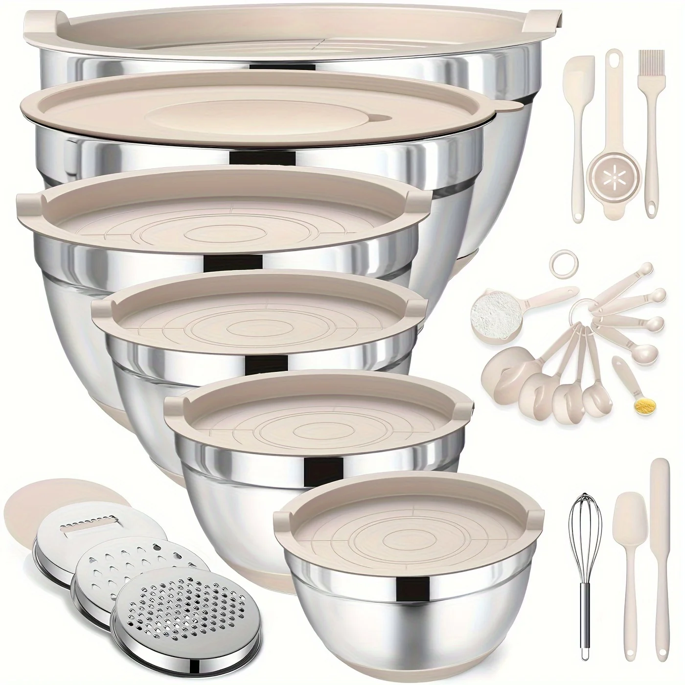 Set of Mixing Bowls Made of St – Home Cooking Kitchen recenzja i cena