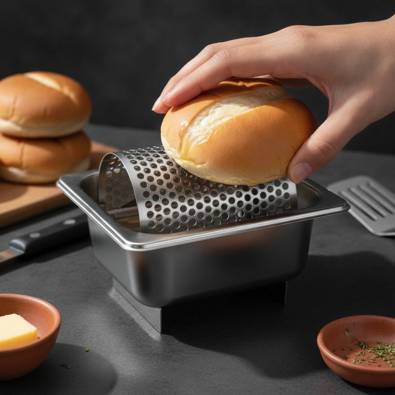 Butter Roller with Tray Stainl – Home Cooking Kitchen recenzja i cena